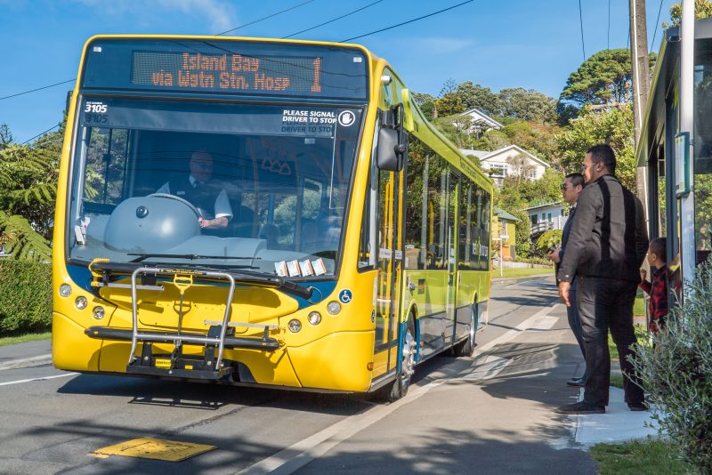 Green is the new yellow for Wellington buses