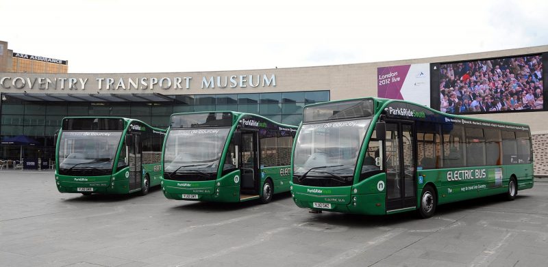 Travel De Courcey Optare Versa EVs are largest electric buses in Britain – new fast charging system could double range
