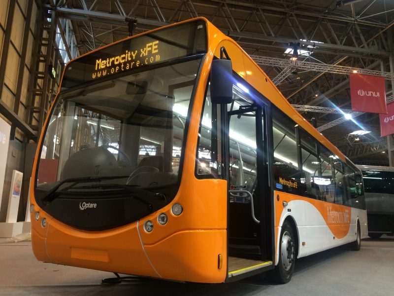 Allison’s extra fuel-saving transmission presented in new Optare Metrocity xFE at Euro Bus Expo 2016