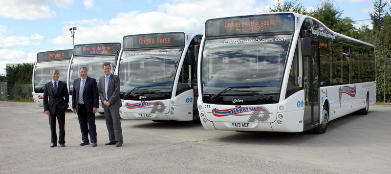 Optare completes delivery of Perryman’s Buses largest ever order