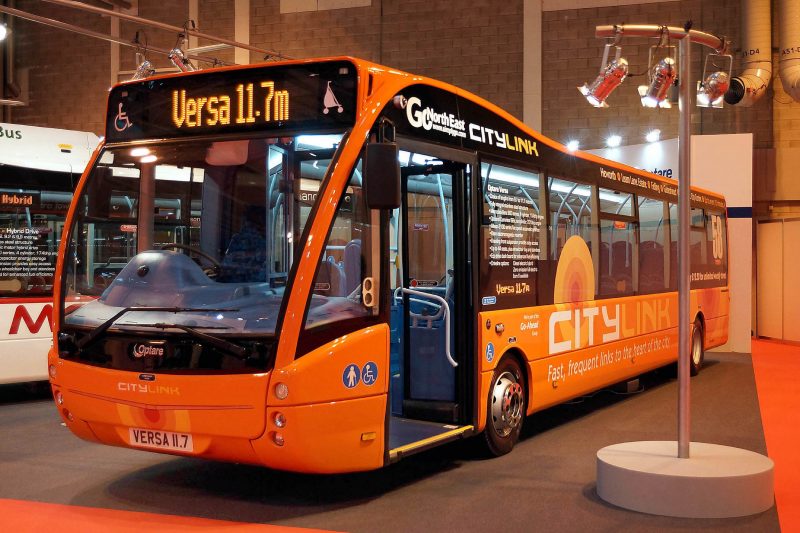 Innovative and low weight Optare Versa delivers exceptional fuel economy