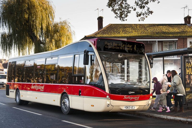 Seat-belted Optare Versa brings added flexibility to Safeguard