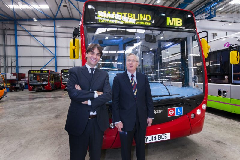 Optare’s role in UK bus industry marked by Royal visit