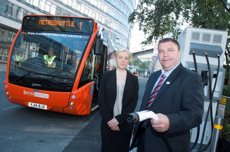Free city centre Metroshuttle bus service goes electric