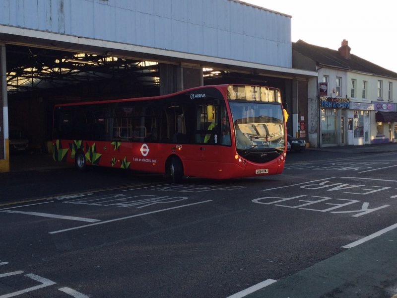 Croydon’s first pure electric ‘emission free’ buses hit the streets today