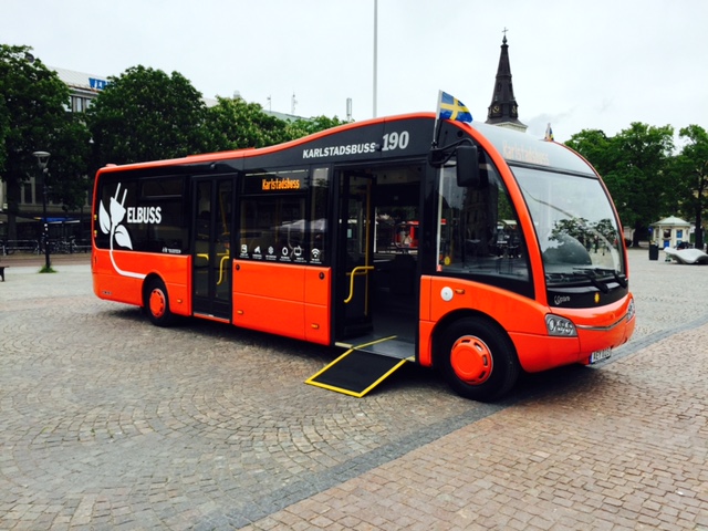 Premiere of Karlstad’s first electric buses